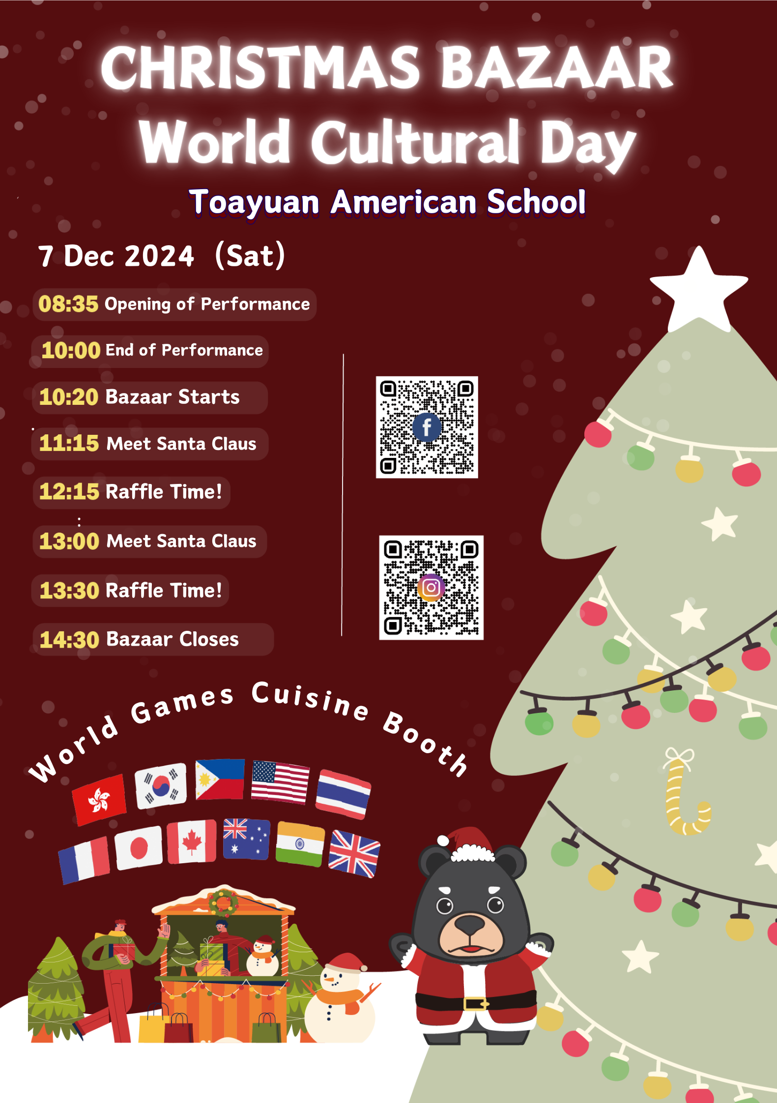 TYAS Christmas Bazaar 7th Dec 2024